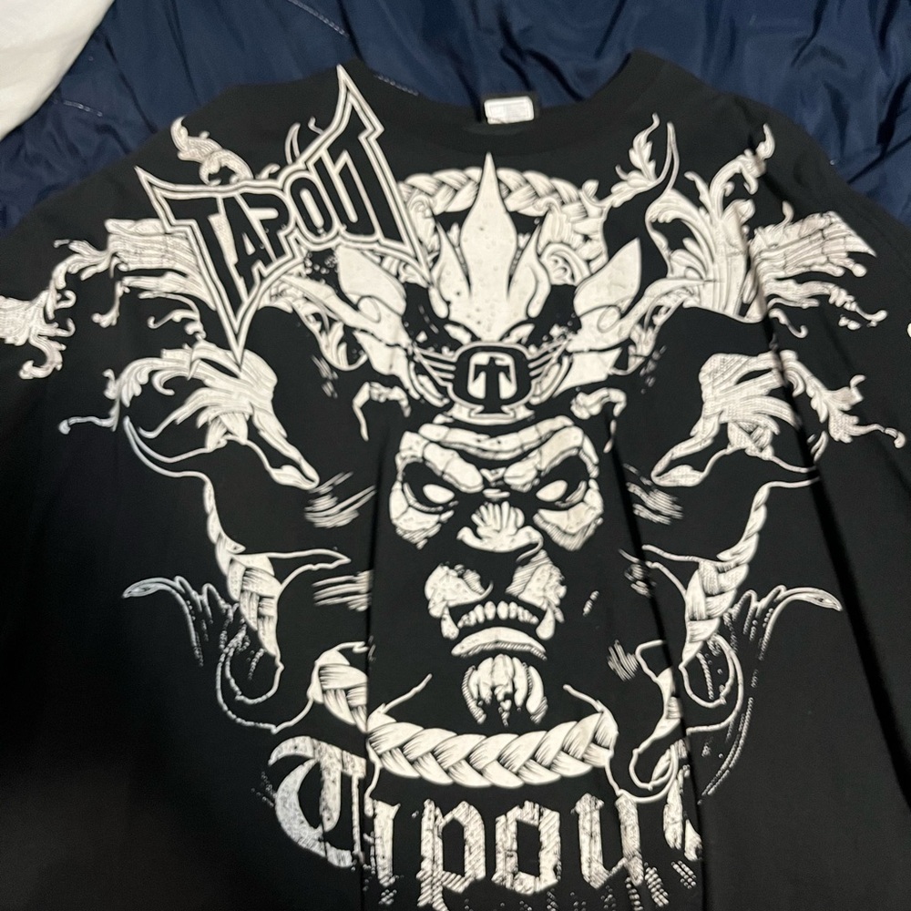 Black tap out shirt